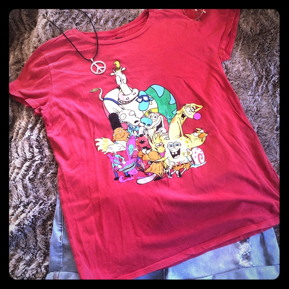 Nickelodeon T-shirt Sz Medium